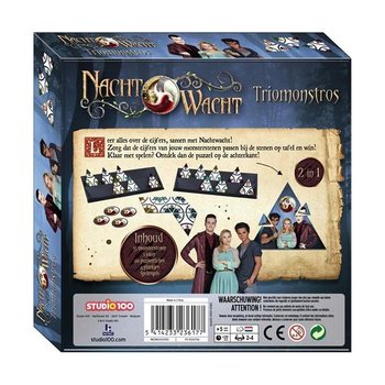 Studio 100 - Nachtwacht Triomonstros 2 v 1 Hra a Puzzle (6 ks)