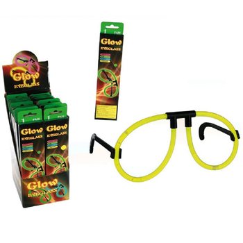 SVIETIACE OKULIARE GLOW IN THE DARK V DISPLEJI (24 ks)