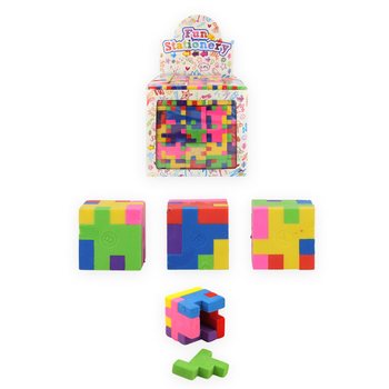 GUMA KOCKA PUZZLE - V DISPLEJI (120 ks)
