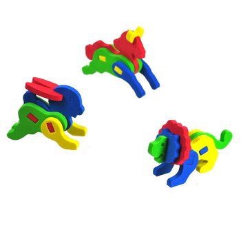3D Penov&eacute; Puzzle Zvieratk&aacute; (12 ks)