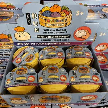 RAGE - Squishy Bun Dumplings VEĽK&Eacute; - ONE SET PU FOAM SQUISHY EDITION (12 ks)