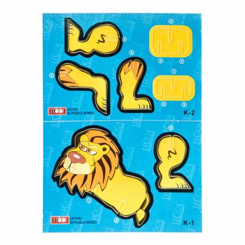 3D Penov&eacute; Puzzle Divok&eacute; Zvierat&aacute; (48 ks)