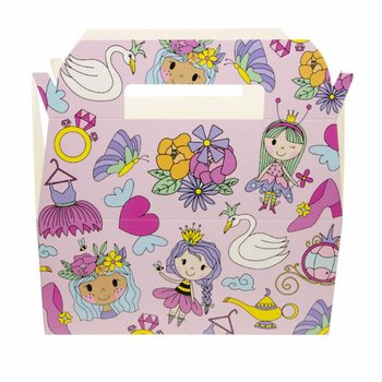 Detský Menu Box Princezná - Krabice na Jedlo - 22,5 x 12 x 9,5 cm (24 ks)