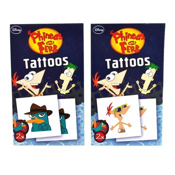 2-DIELNE TETOVANIE DISNEY - MODEL: PHINEAS A FERB (50 ks)