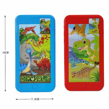 Pos&uacute;vacie puzzle Dinosaurus - 8x16 cm