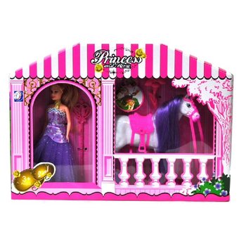 Set Princezn&aacute; s Koňom (2 ks)