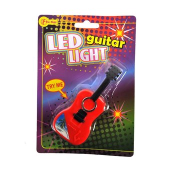 KĽ&Uacute;ČENKA GITARA SO SVETLOM NA KARTE (24 ks)