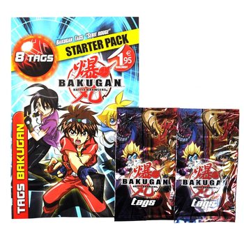 BAKUGAN - &Scaron;tartovac&iacute; bal&iacute;ček 8 tagov (100 ks)