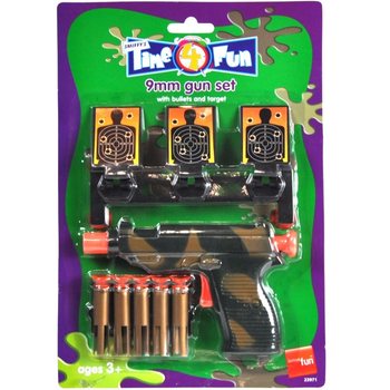 SMIFFY'S SADA S PI&Scaron;TOĽOU 9MM (10 ks)