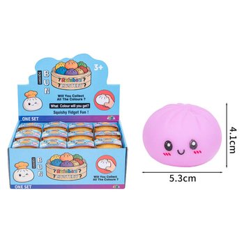 RAGE - Squishy Bun Dumplings MAL&Eacute; (5.3x5.3x4.1 cm) - Viral 2026 Fidget Toy (24 ks)