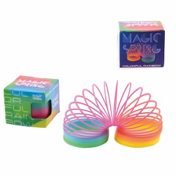 MAGICKÁ PRUŽINA RAINBOW MAGIX V KRABIČKE Ø7,5 CM (12 ks)