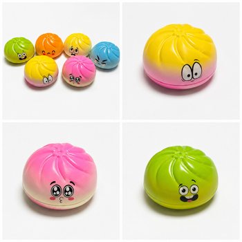 RAGE - Squishy Dumplings VEĽK&Yacute; (Rozm. 9 x 9 x 4 cm) - Viral 2026 Fidget Toy - S HLAVIČKOVOU KARTOU (24 ks)