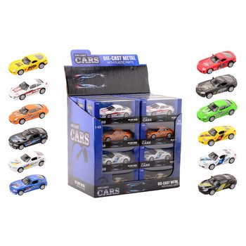 DIE CAST SUPER &Scaron;PORTOV&Eacute; AUT&Aacute;, MIERKA 1:43 V DISPLAYI (24 ks)