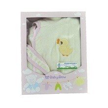 Detsk&yacute; župan BABY BOW Žlt&yacute; / Ružov&yacute;