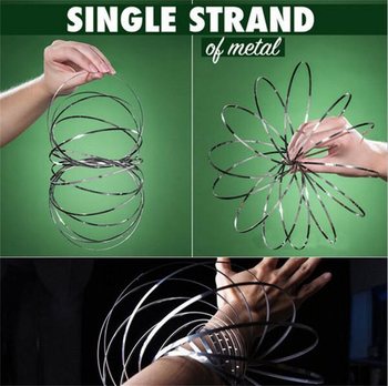 Magick&eacute; kr&uacute;žky / Flow Rings - Kinetic 3D - STRIEBORN&Eacute; | NA KARTE (12 ks)