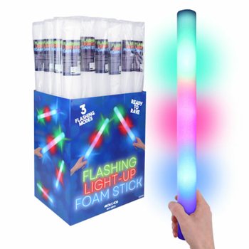 LED penov&eacute; tyče - viacfarebn&eacute; p&aacute;rty tyče v displeji (24 ks)