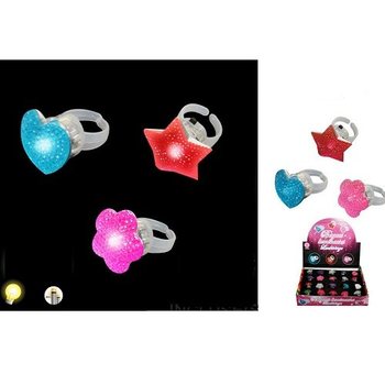SVIETIACE MULTICOLOR PRSTENE V DISPLEJI (36 ks)