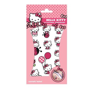 Dočasné Tetovačky HELLO KITTY - Rozm. 20 x 10 cm (10 ks)