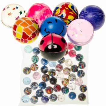 Mix Skákacích Loptičiek Ø 3,2 cm (50 ks)