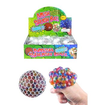 ANTISTRESOVÁ SQUISHY LOPTIČKA – VIACFAREBNÁ (12 ks)