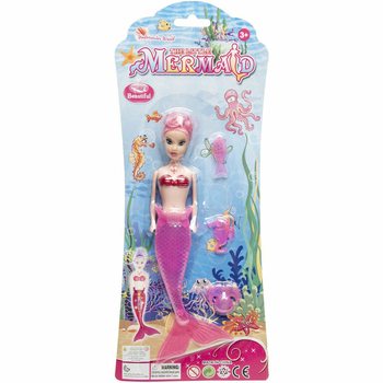 Morsk&aacute; panna / Mermaid b&aacute;bika na karte (6 ks)