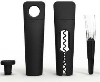 MENU BLADE - VÍNNY SET VÝVRTKA TWIST + VÁKUOVÁ PUMPA + DEKANTÉR (1 ks)