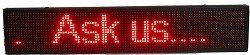 LED Sveteln&aacute; Tabuľa do Auta 12V - Bežiaci Text Reklama