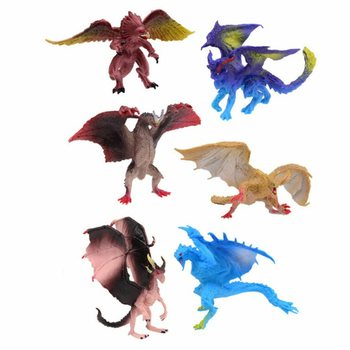 Mix fig&uacute;rok drakov v displeji (36 ks)