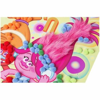 TROLLS VYROB SI VLASTN&Eacute; POMPOM UMELECK&Eacute; DIELO (48 ks)