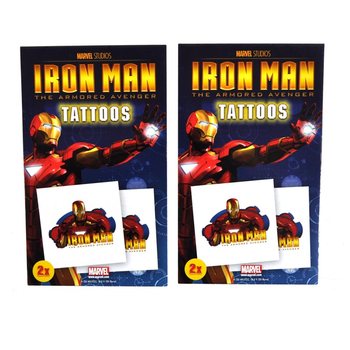 Tetovačky Marvel 2-dielne - Model Iron Man (50 ks)