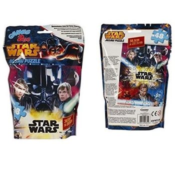 Star Wars puzzle v nepriehľadnom vrec&uacute;&scaron;ku blindbag 38,1 x 28,5 cm (12 ks)