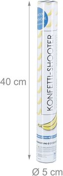 Konfetov&eacute; delo Ban&aacute;n &ndash; Farba: žlt&aacute; - 40 cm - party popper (10ks)