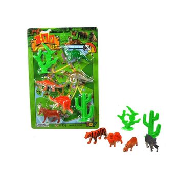 Hrac&iacute; set Zoologick&aacute; z&aacute;hrada (12 ks)