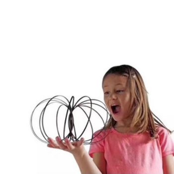 Magic Rings / Flow Rings - Kinetick&yacute; 3D Magick&yacute; Kruh - STRIEBORN&Yacute; | V KRABIČKE (10 ks)