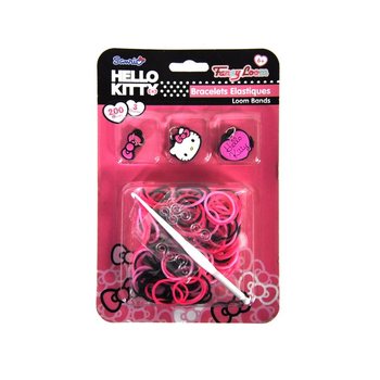 Sada na V&yacute;robu Gumičkov&yacute;ch N&aacute;ramkov s Pr&iacute;veskami Hello Kitty (12 ks)
