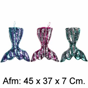 XL Ply&scaron;ov&yacute; Vank&uacute;&scaron; Chvost Morskej Panny - 45 cm - Mix farieb (4 ks)