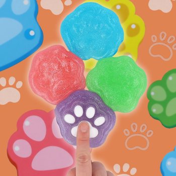 Sliz v tvare psej labky - Paw Shaped Putty (24 ks)