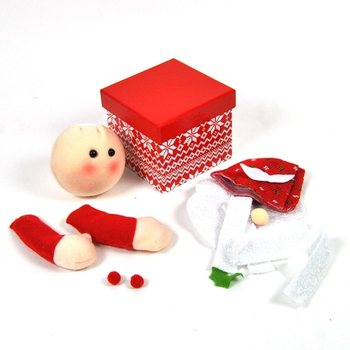 VYROB SI VLASTN&Uacute; VIANOČN&Uacute; KRABIČKU - MODEL: SANTA CLAUS