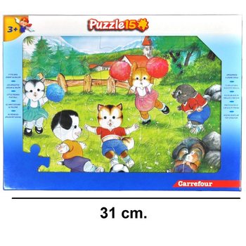 Veľké Puzzle 15-dielne - Model: Kamaráti (12 ks)