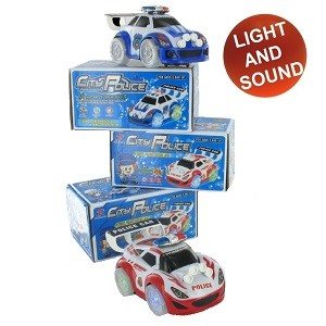 Policajné Závodné Auto Bump & Go (2 ks)