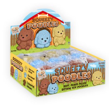 Naťahovacie Squishy Pudl&iacute;ky v Displeji (12 kusov)
