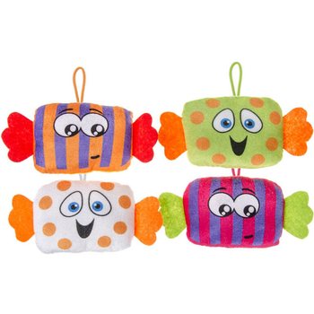 PLYŠOVÉ CUKRÍKY - 23 cm - MIX FARIEB (24 ks)