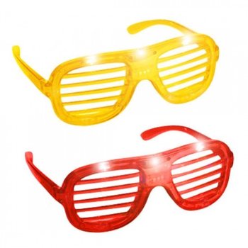 Svietiace okuliare Shutter Shades LED (24 ks)