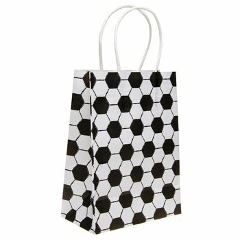 Papierové darčekové tašky Futbal 16x9x22 cm (12 kusov)