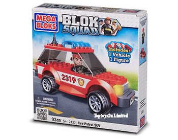 MEGA BLOKS - HASIČSK&Eacute; SUV A POLICAJN&Yacute; VRTUĲN&Iacute;K (2 ks)