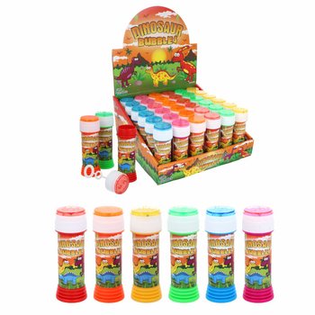 Dinosaurí bublifuk 50ml s hlavolamom - Displej 36 ks