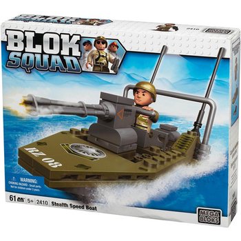 MEGA BLOKS 2410 - VOJENSK&Yacute; R&Yacute;CHLY ČLN STEALTH (2 ks)