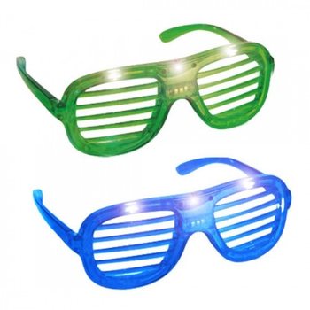 Svietiace okuliare Shutter Shades LED (24 ks)