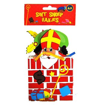 Sada 4 misiek na sladkosti Mikul&aacute;&scaron; (12 s&aacute;d)