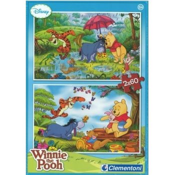 CLEMENTONI PUZZLE DISNEY MACÍK POOH 2 x 60 DIELIKOV (Balenie 6 ks)